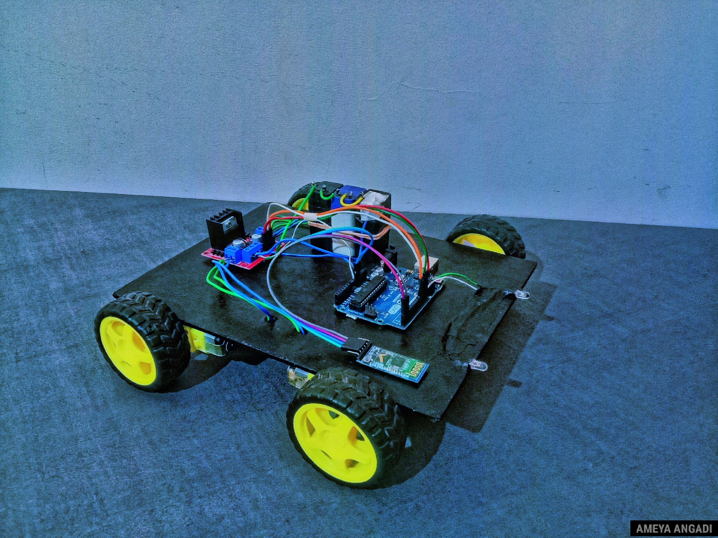 HC-05 Module-Based Bluetooth-Controlled Vehicle