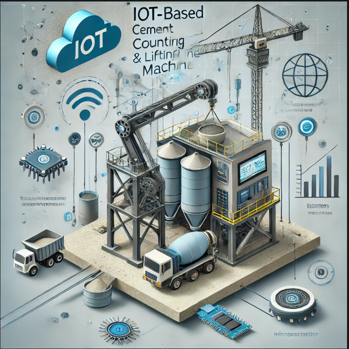 IoT-Based Cement Counting and Lifting Machine